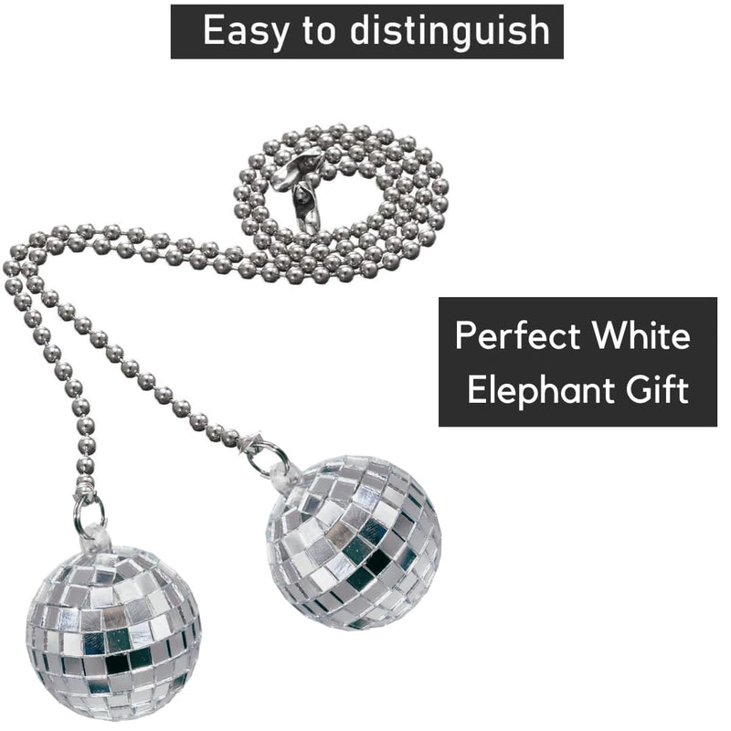 Disco Ball Ceiling Fan Pull Chain Disco Ball Decor Fan Pulls Party Decorations Pull Chain Extension