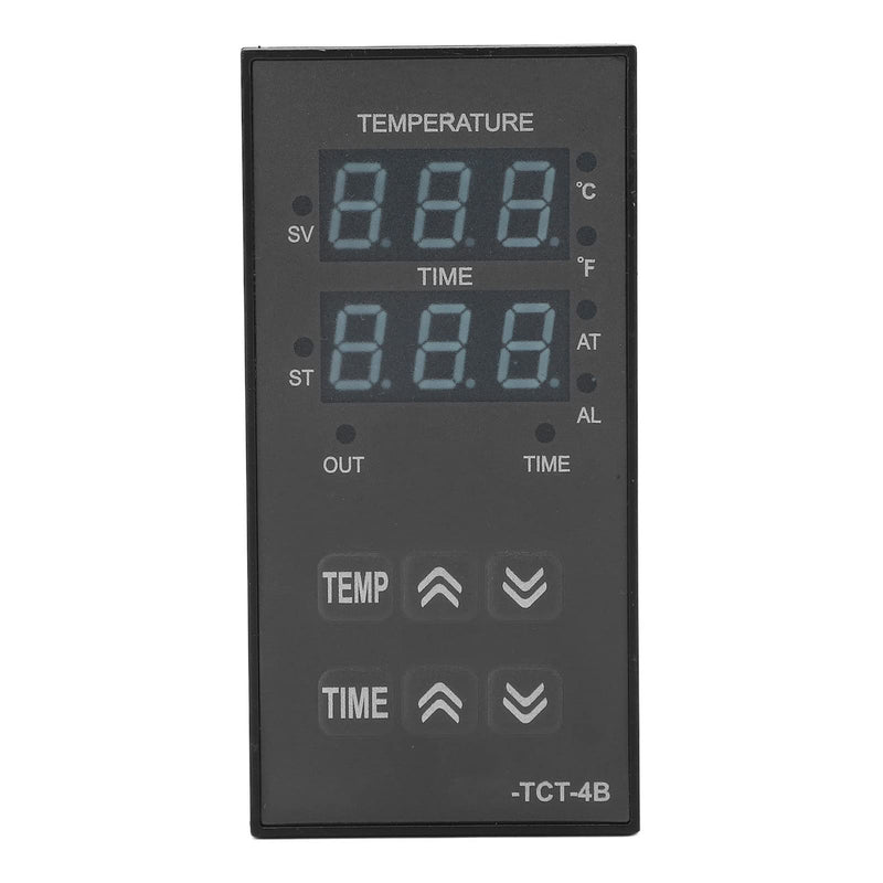 Heat Press Temperature Controller, Multiple Alarm Modes Easy to Install 0 400℃ Digital Display PID Control Thermostat for Food Processing for Light Industry