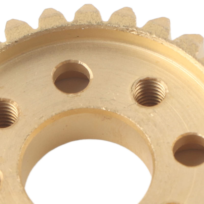 Worm Speed Reducer, Worm Gear Set 6mm Bore Gear Shaft 28:1 Reduction Ratio 24 Teeth Worm Wheel High Torsion for Motor Internal Drive Accessories