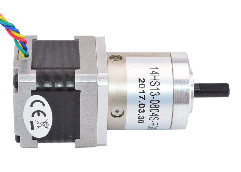 STEPPERONLINE 19:1 Planetary Gearbox Nema 14 Geared Stepper Motor 0.8APrinter Camera Robotics DIY CNC