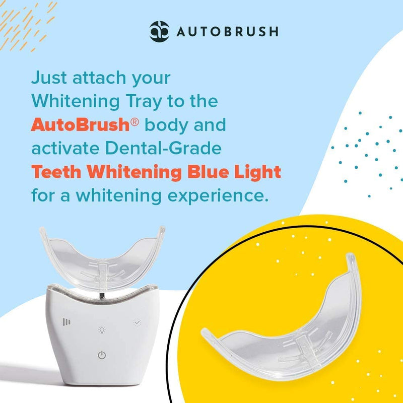 autobrush Teeth Whitening Tray Attachment Head, Compatible with autobrush Pro, Home Whitening System (Whitening Tray Only)