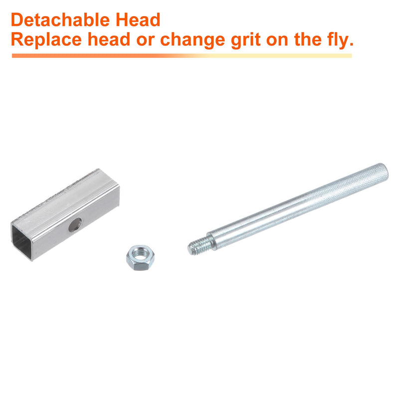 HARFINGTON 3pcs Grinding Wheel Dressers 80 Grit Diamond Grinding Wheel Stone Dressing Tools with Flat Diamond Coated Surface for Grinding Truing Deburring Wheels, Silver