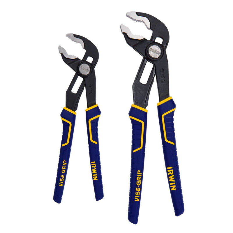 IRWIN Tools VISE-GRIP GrooveLock Pliers Set, V-Jaw, 2 Piece, 2078709 Regular Pliers Set