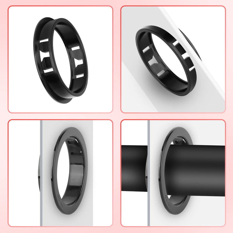 20PCS 1-1/2" Round Cable Snap Bushing Grommet, Black Snap in Cable Grommet Protector 1-1/2"