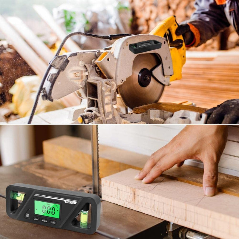 Digital Level Magnetic, 2 in 1 Digital Angle Finder, Digital Protractor Inclinometer, LED Display Angle Ruler, Electronic Level