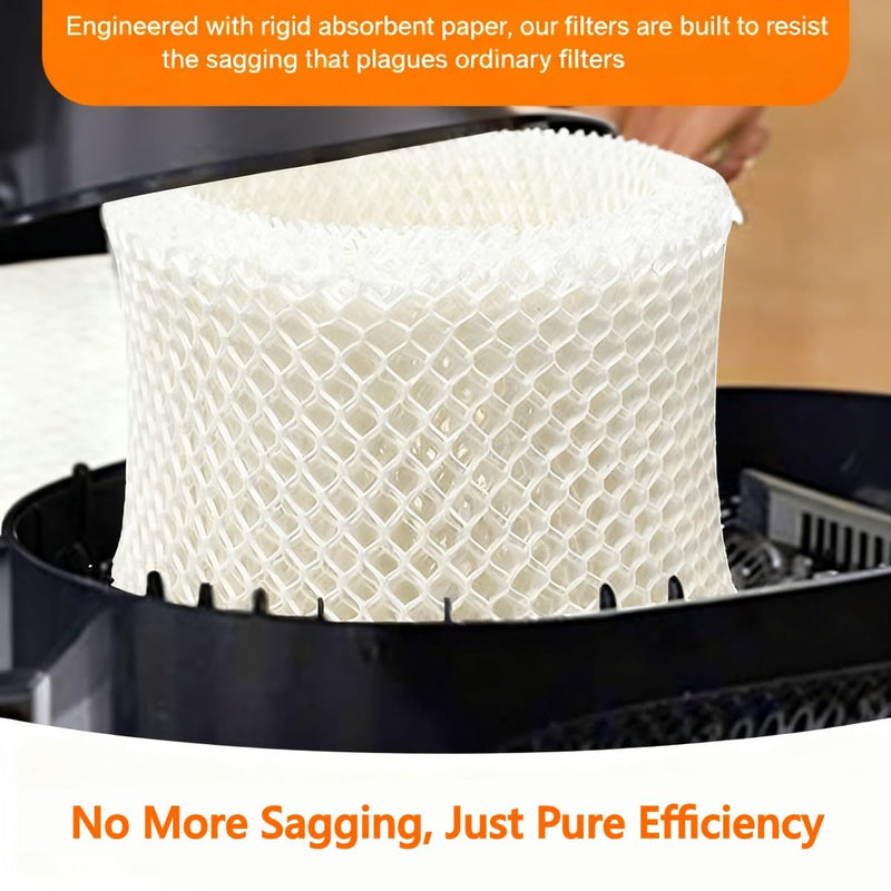 Replacement Humidifier Filter Compatible with Honeywell HC-888N/HC-888, Filter C, HCM-890, HEV-320 Series & Duracraft DCM-200/DH-890, High Absorbency Wicking Filter, Pack of 2 2 Pack