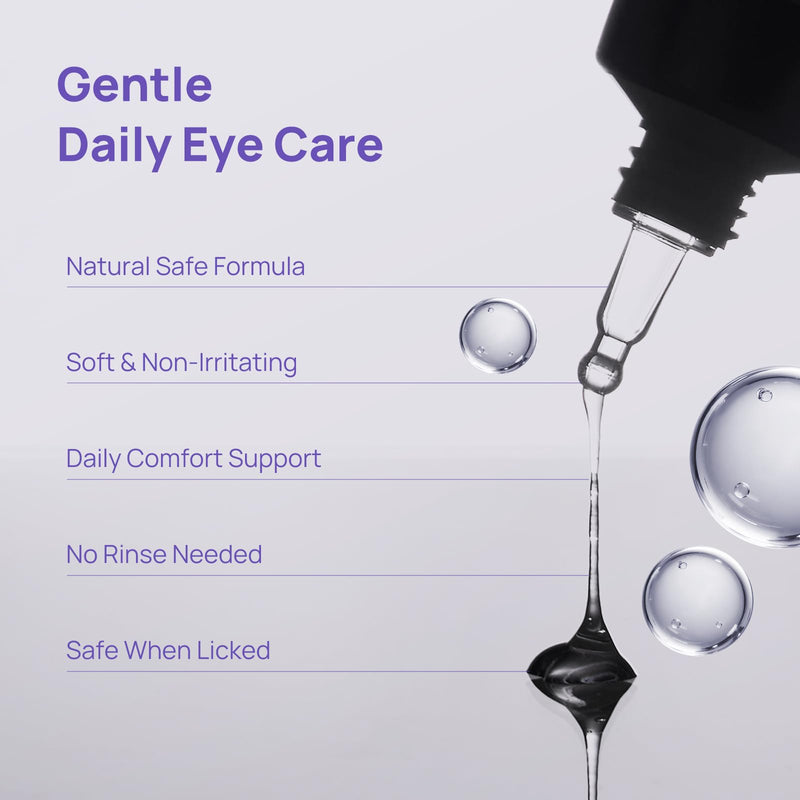 HICC PET Dog Eye Gel, Vet-Trusted Dog Eye Infection Treatment, Cat Eye Drops Wash, Soothes Irritation, Moisturizes Dry Eyes, Dog Eye Drops Ointment Alternative for Dogs, Cats, Horses. 2 fl oz | Trusted HOCl Technology/Balanced Gel Formula/Helps Maintai...