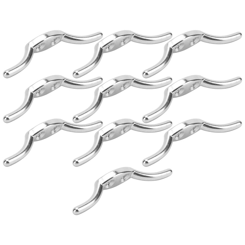 VGEBY Rope Cleat, Stainless Steel Durable 2 Inch Boat Cleat with Mounting Screw for Boaters Sailors Homeowners Flagpole Marine Use