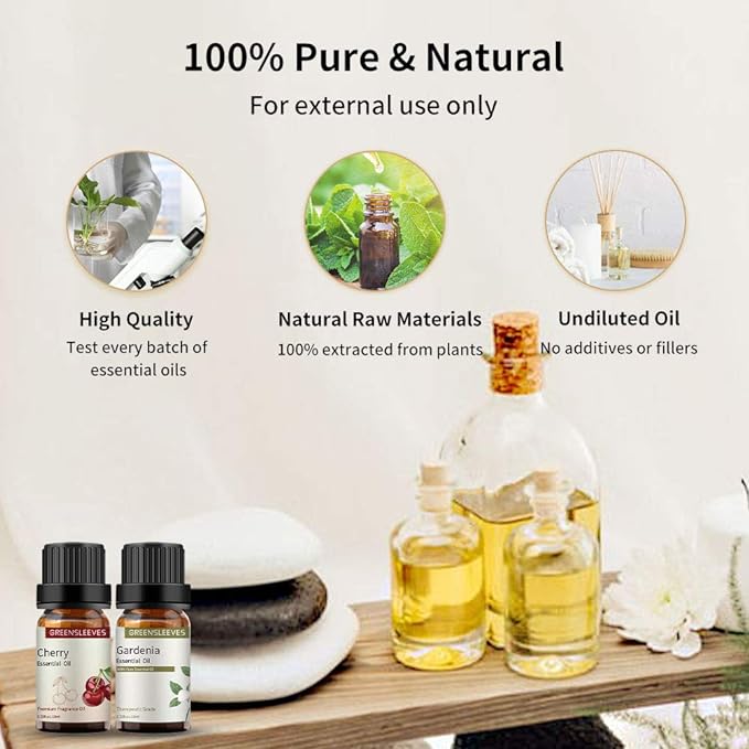 Gardenia Essential Oil 100% Pure Essential Oil for Diffuser Massage Aroma Therapy 10ml - NewNest Australia