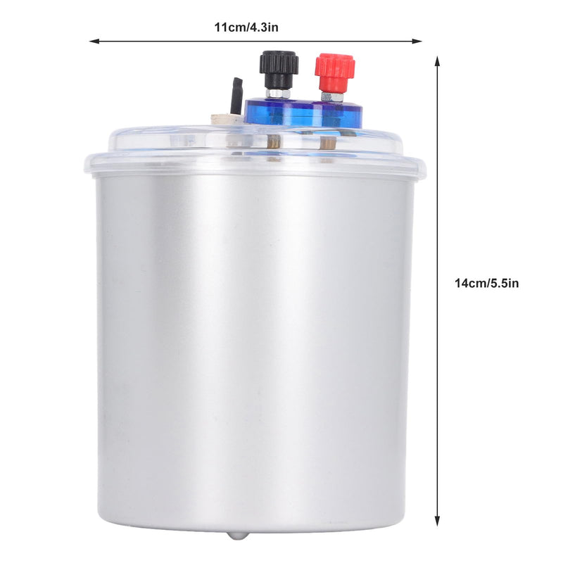 Double Wall Electric Calorimeter, PVC Heat Measurement Electric Calorimeter Physical Experimental Instrument for High School Students