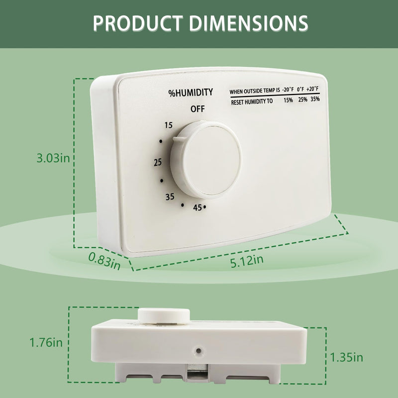 4655 Manual Digital Humidistat for AprilAire Whole Home Humidifier