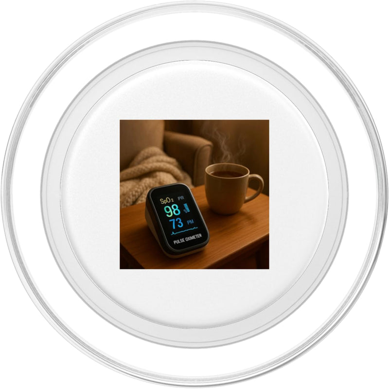Pulse Oximeter Blood Oxygen Saturation PopSockets PopGrip for MagSafe Magnetic PopGrip
