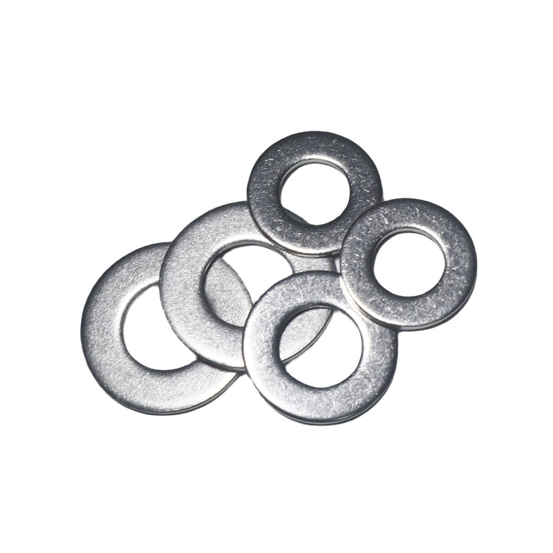 1/4" Flat Washer, 18-8 (304) Stainless Steel Washers Flat, 1/4 inch Stainless Flat Washers, 1/4" x 5/8" Washers Flat; 150 PCS 1/4" x 5/8" - 150pcs Silver