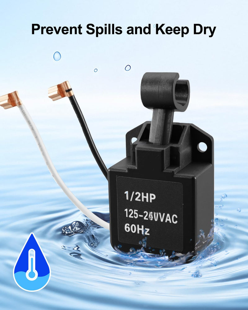 004892 Effluent Pump Switch with Gasket Fit for Zoeller Sump Pump 53-0001 53 55 57 59 97 98 264 1053 1057 1059 and 1264