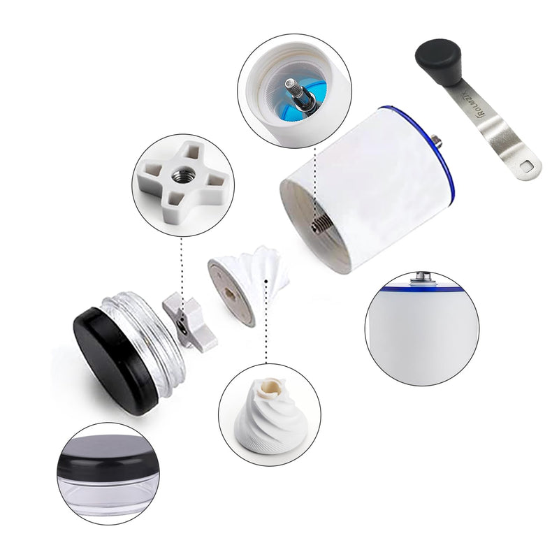 Pill Crusher, Pill Crusher fine Powder, Pill Crusher for Pets, Pill Grinder for Feeding Tube, Kids, Pets and Arthritis（ with 2 Pill Box）