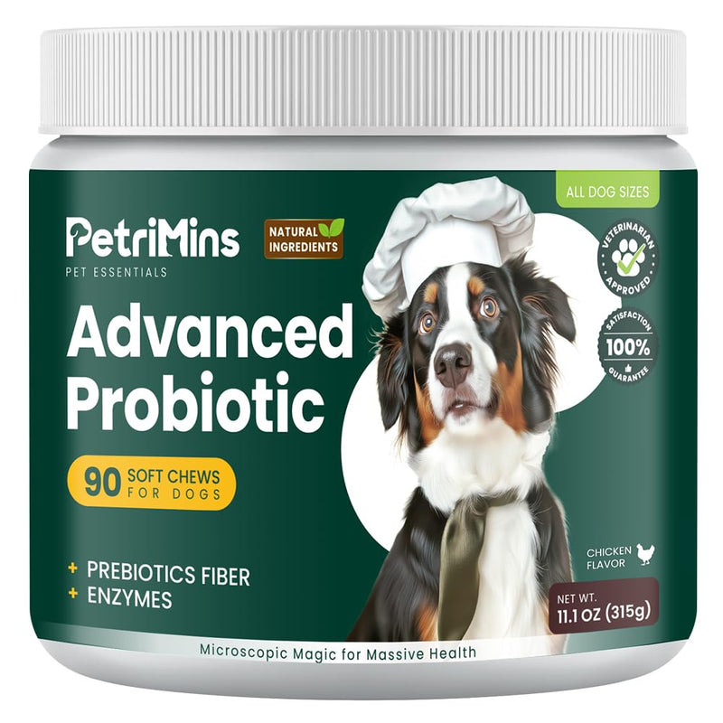 Advanced Probiotic for Dogs+PetriMins 23-in-1 Multivitamin for Dogs