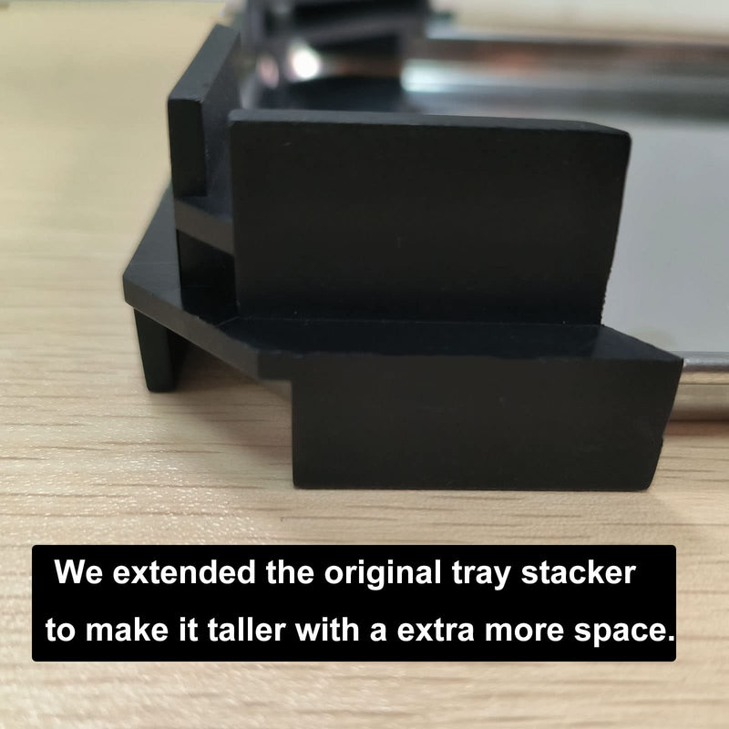 PIAOLGYI 12 Pcs Tray Stackers for Harvest Right Freeze Dryer Accessories Compatible with Harvest Right Trays,Black(ONLY Tray Stackers) Black