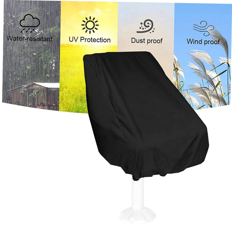 HANABASS Boat Seat Cover Wear-Resistant Outdoor Yacht Chair Protector Captain Seat Cover for Boats