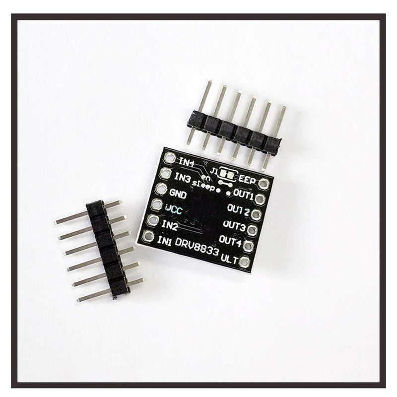 KOOBOOK 5Pcs DRV8833 Motor Drive Module 1.5A Dual H Bridge DC Gear Motor Driver Controller Board