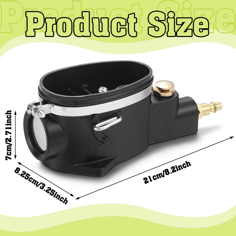 Pneumatic Air Spark Plug Cleaner Sand Blaster Plug Cleaner Tool Cleaning with Blasting Abrasive Material and Fabric Cleaner Bag for Remove Carbon Buildup Motorcycles, Lawn Mowers, Vehicles