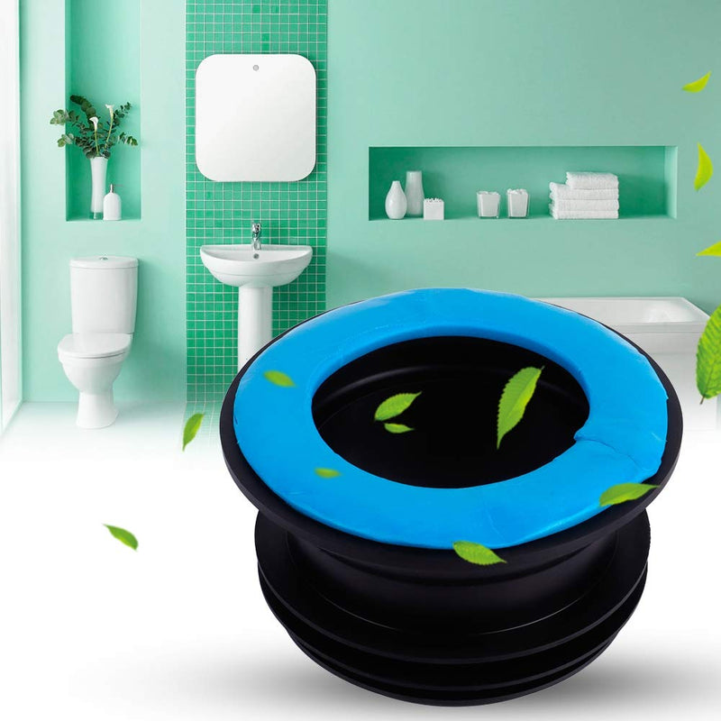 Toilet Rubber Ring, Leak Proof Rubber Toilet Bowl Gasket Durable Toilet Seal Ring for Toilet for Drain Pipe Sealing Suitable for 3" To 4"Outlet