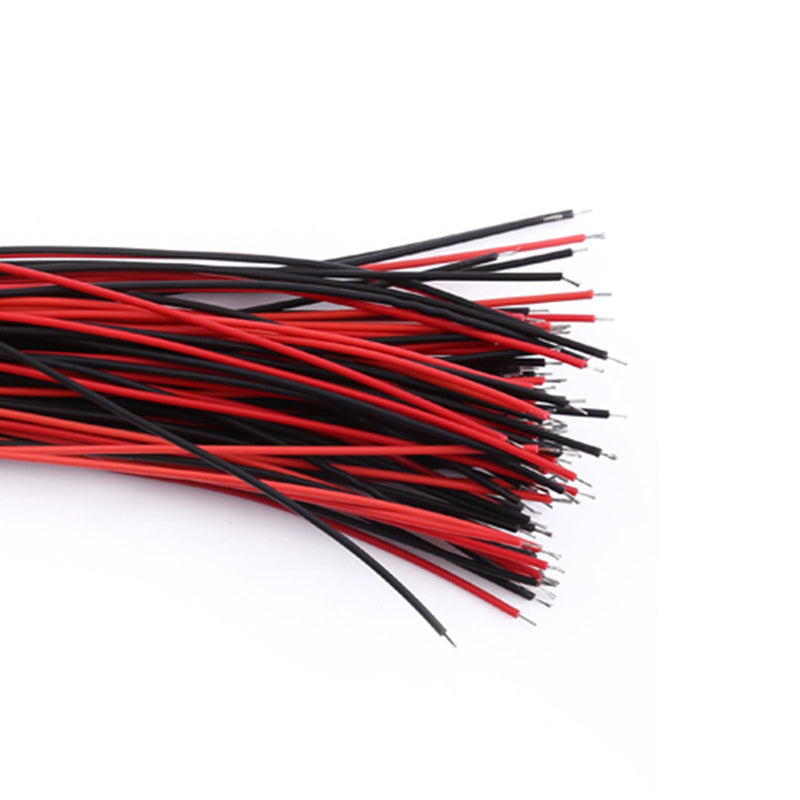 YWBL-WH 50Pcs LED Light Emitting Diodes DC 9-12V Pre Wired Water Clear LED Diodes Light (3mm Red) 3mm Red