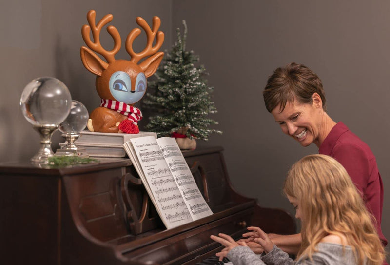 Fawny Talking Animated Reindeer with Built in Projector & Speaker Plug'n Play