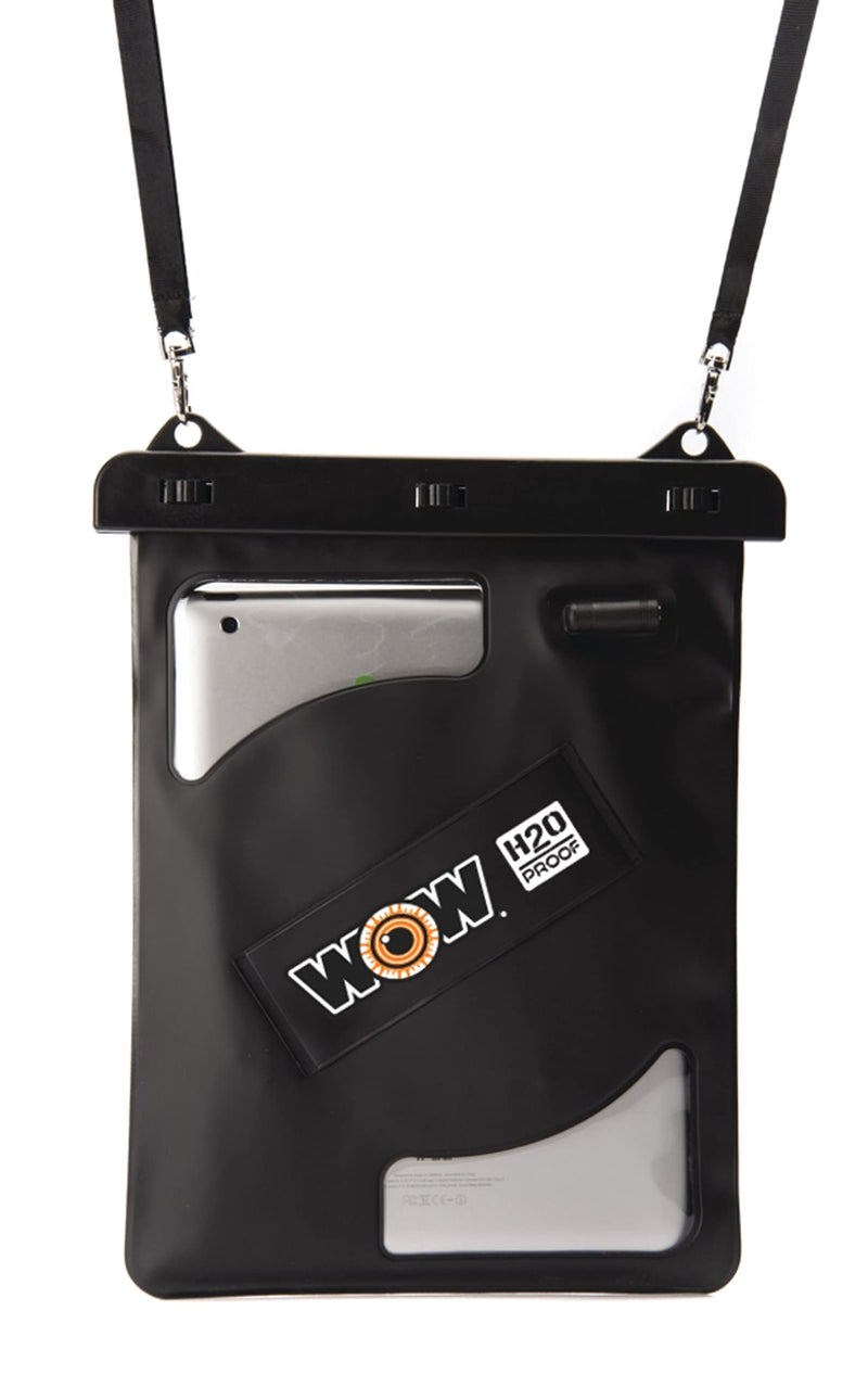 WOW Sports Waterproof Tablet Pouch – 9X12 Inch Snowproof, Dustproof, Sandproof, and Waterproof Tablet Case