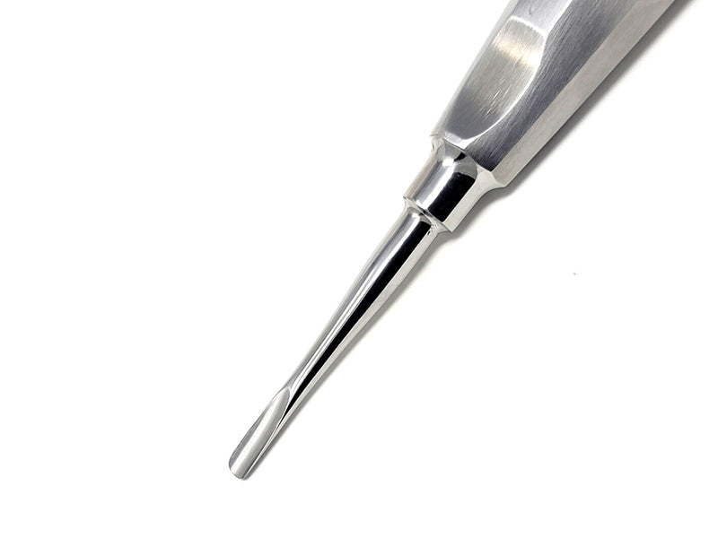 Dental Luxating Elevator Straight 5mm, Gold Handle, Stainless Steel 5mm Straight