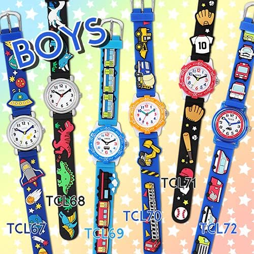 Sun Flame J-Axis TC Kids TCL72 Wristwatch, Familiar Working Car, blue - NewNest Australia