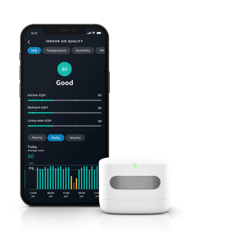 Amazon Smart Air Quality Monitor – Know your air, Works with Alexa Smart Air Quality Monitor only
