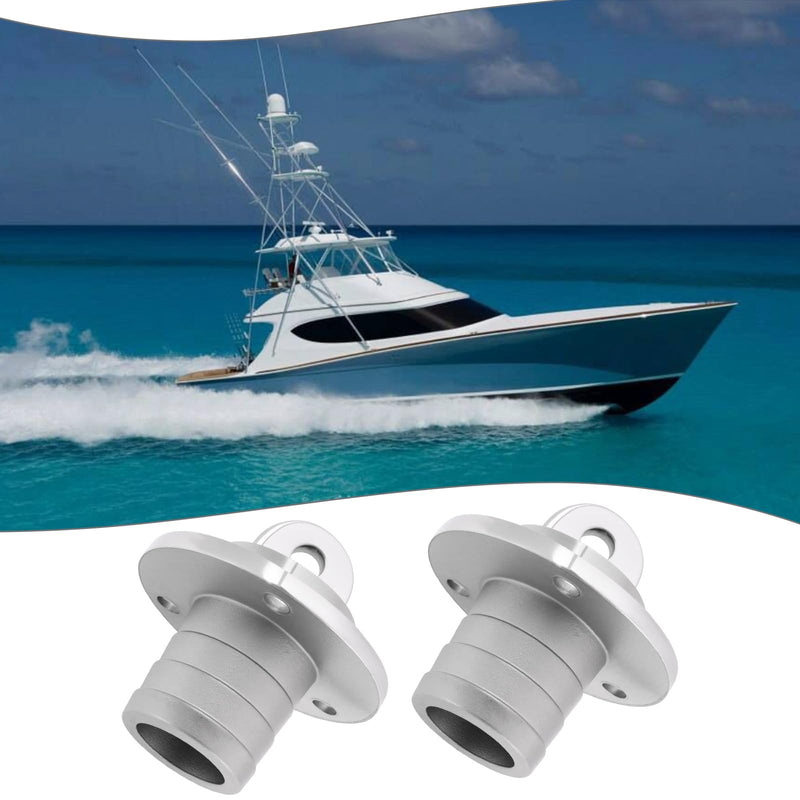 2pcs 25mm 1 Inch Round 316 Stainless Steel Marine Drain Plug Boat Bilge Plug Tapered Thread