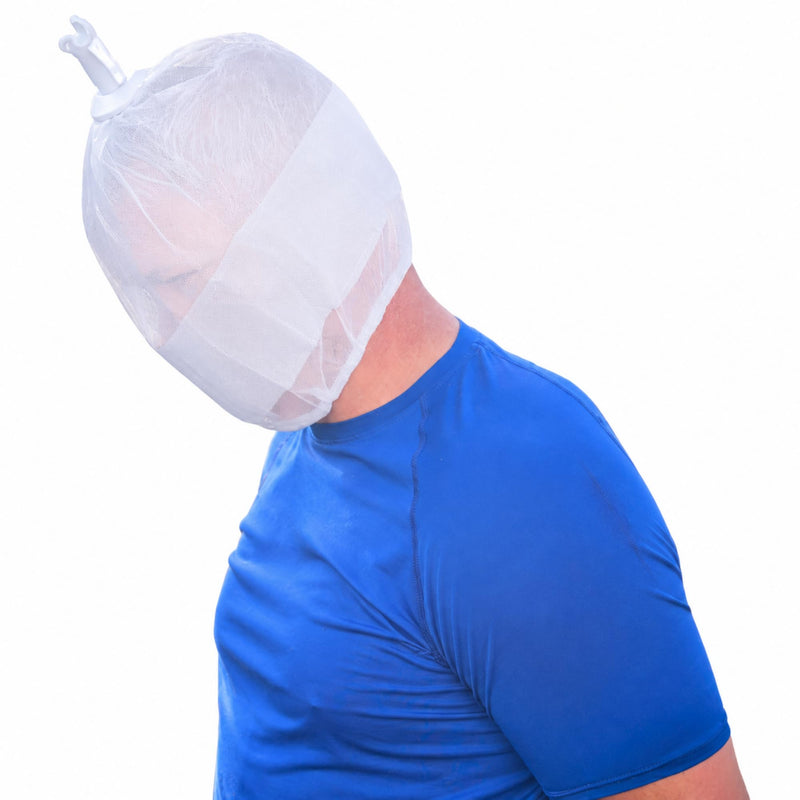Luminary Transport Spit Hood, 5 Pack - Full Mesh Triple Layer Humane for Restraint for Police, Corrections, First Responders (White) White