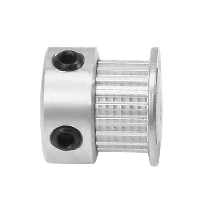 uxcell Aluminum MXL 20 Teeth 4mm Bore Timing Belt Idler Pulley Flange Synchronous Wheel 6mm Belt for 3D Printer CNC