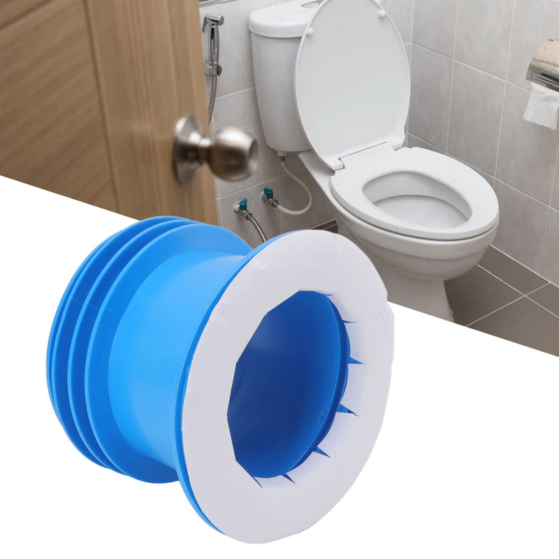 Toilet Wax Ring, Wax Ring For Toilet, Toilet Sealing Ring Multifunctional Rubber Toilet Gasket Ring(Blue) Blue