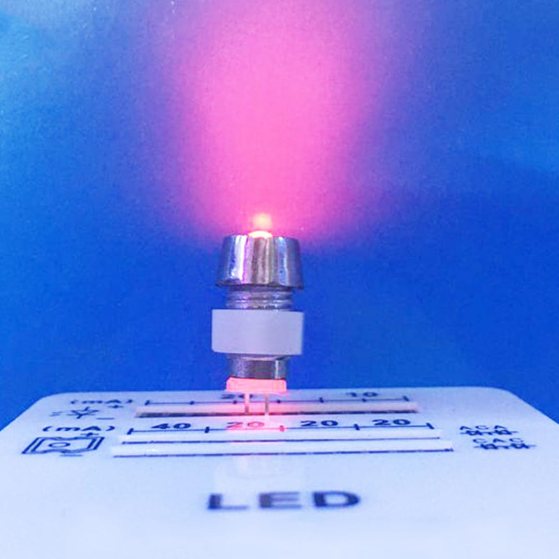50PCS Lamp Head LED Holder Spacer Post Plastic Holder 5mm Diameter Base Locking Screws for Fixing Fittings Silver