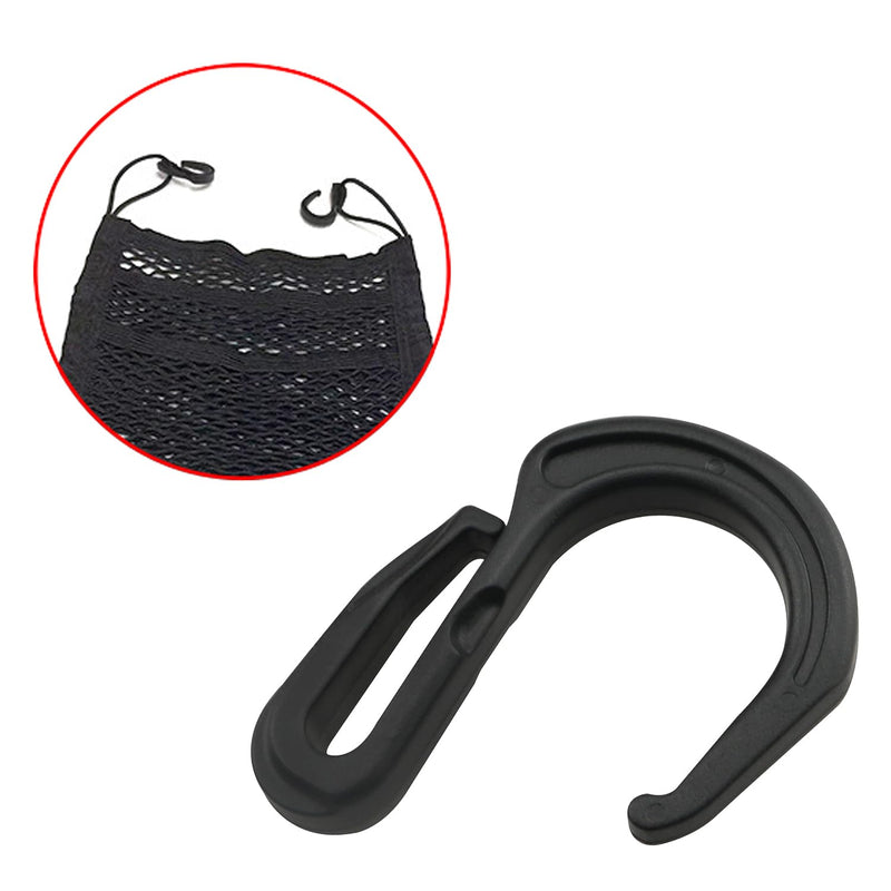 10PCS Plastic S Hook Clips Elastic Rope Hooks Nylon Mesh Hooks Suitable for Cargo Net Elastic Net Truck Net Truck Organizer