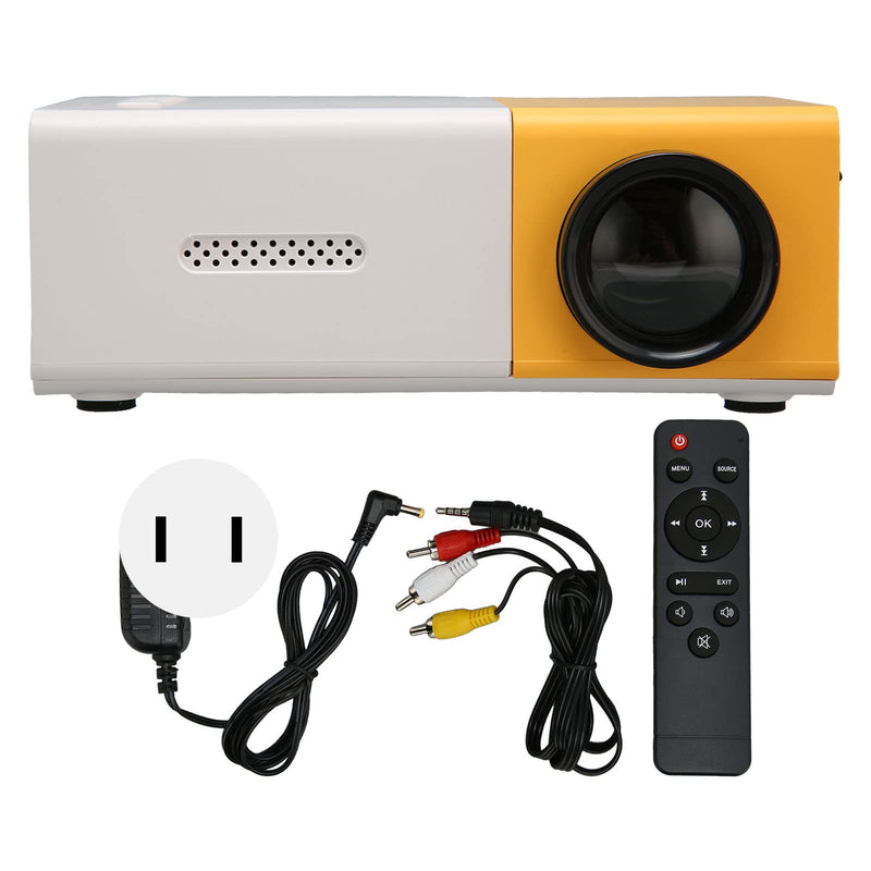 HD Portable Movie Projector with HDMI USB, 60inch Home Theater Support for Smartphone, TV Box, 200 Compact Design for Outdoor Camping and Presentations