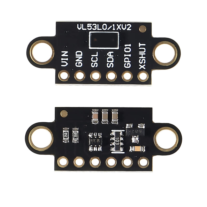 3PCS VL53L0X Time-of-Flight (ToF) Laser Ranging Sensor Breakout 940nm GY-VL53L0XV2 Laser Distance Module I2C IIC