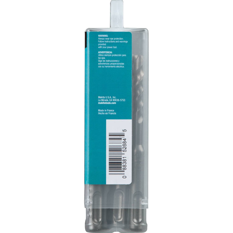 Makita B-60888 1/4" x 4" SDS-Plus Bit, 2-Cutter, 10/Pk