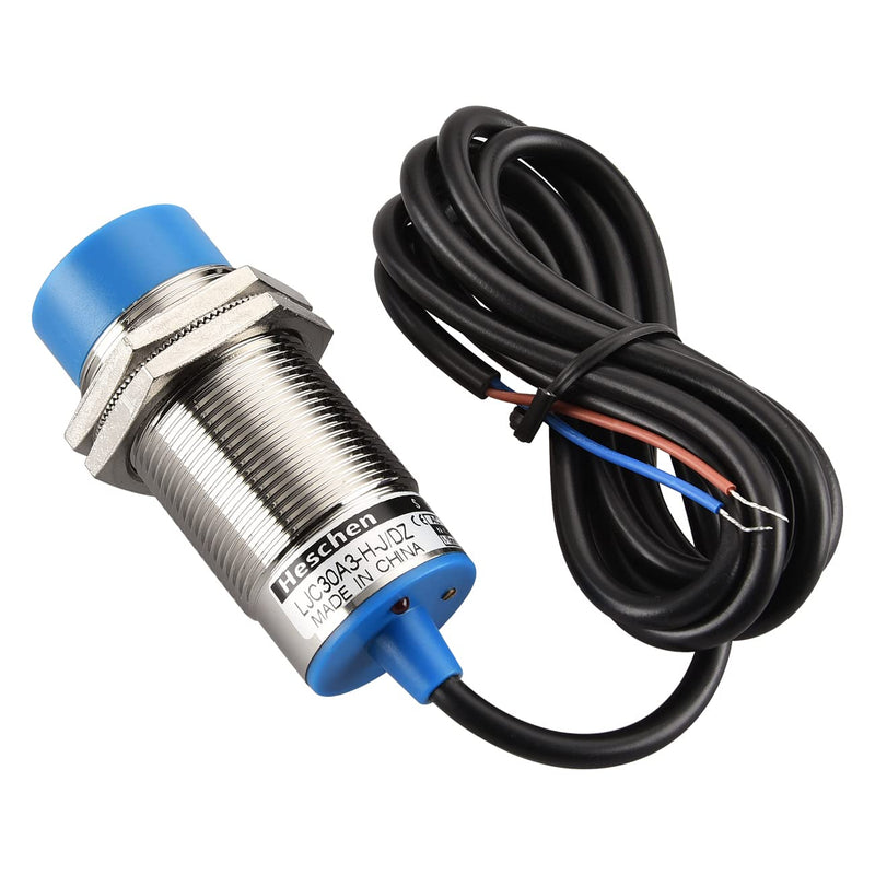 M30 Capacitive Proximity Sensor Switch Non-Shield Type LJC30A3-H-J/DZ Detection 1-15mm 90-250VAC 400mA Normally Closed (NC) 2 Wires