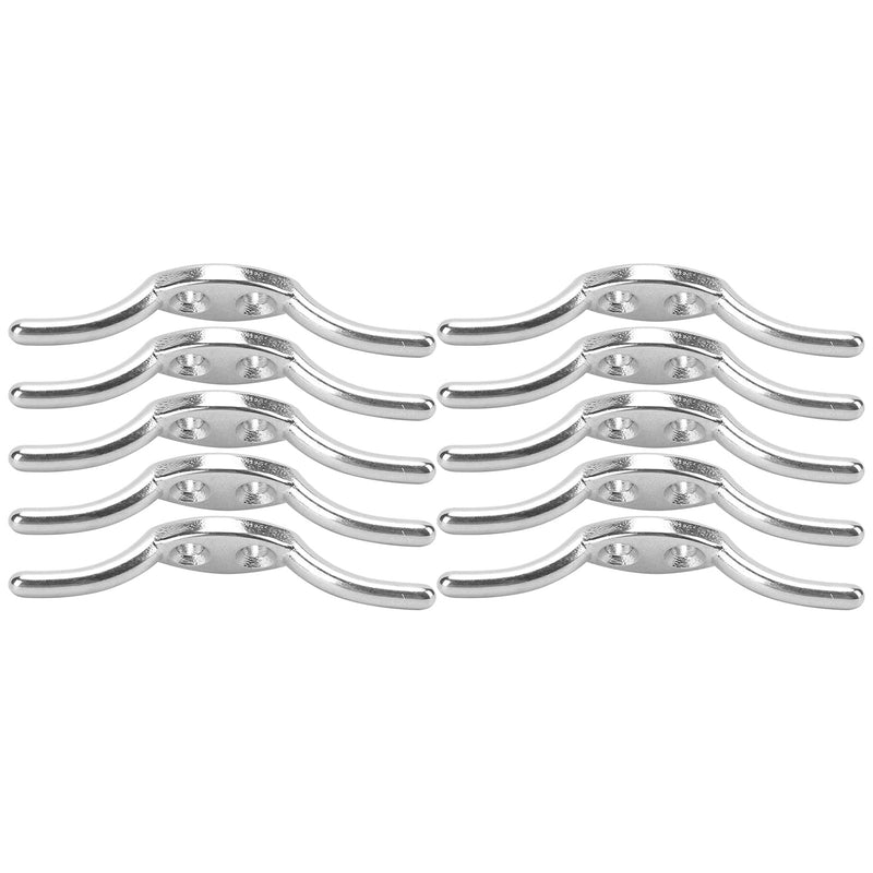 VGEBY Rope Cleat, Stainless Steel Durable 2 Inch Boat Cleat with Mounting Screw for Boaters Sailors Homeowners Flagpole Marine Use