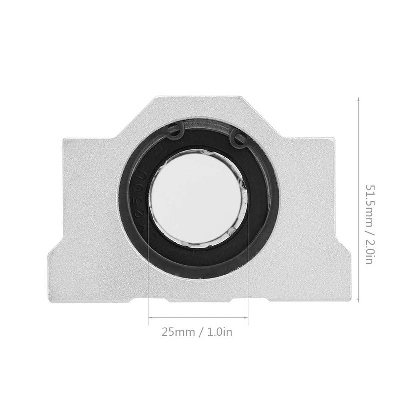 Linear Motion Ball Bearing, CNC SCS25LUU Slide Bushing Linear Roller Bearing Slide Block 25mm Other Attachments