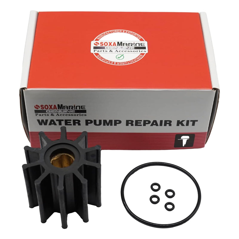 RP061022 Inboard Raw Sea Water Pump Impeller Kit for Pleasurecraft 5.0-8.1L | Compatible with Crusader PCM GM 5.0L 5.7L 6.0L 8.1L Engine Models with Serpentine belt Replacement Sierra 18-8926