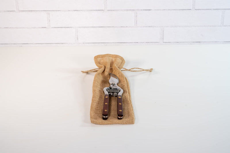 Thai Kitchen Scissors and Pruning Shears for Gardening by Verve CULTURE, Handcrafted, Multipurpose with Stainless Steel Blades & Pradu Wood Handles