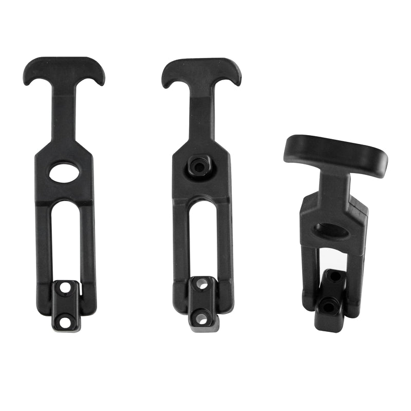 4.4'' Rubber Flexible T-Handle Draw Latches, Black Rubber Hood Machine Draw Latches for Tool Box, Boat, Cooler, Golf Cart, Machine Equipment, 4pcs 4.4''/4pcs