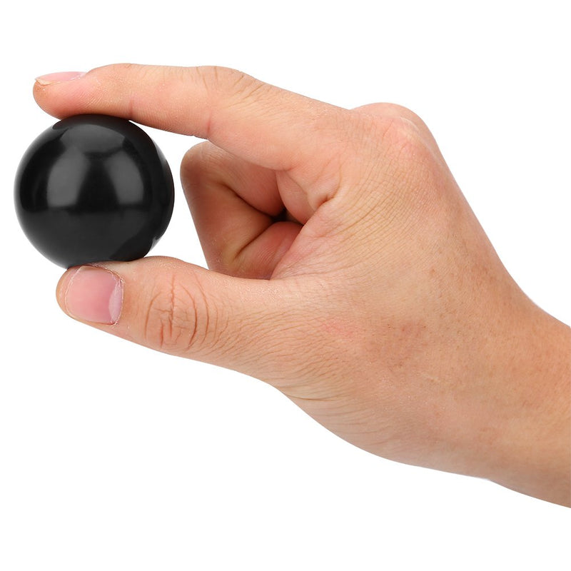 GOTOTOP Ball Lever Knob, 6Pcs Black Plastic Insulation Threaded 40mm Diameter Round Handle Ball Knob for Game for Machine Tools