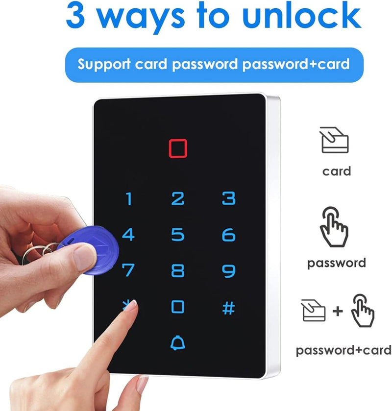 Remote PIN Code Card IP68 Waterproof Keypad Door Security Access Controller