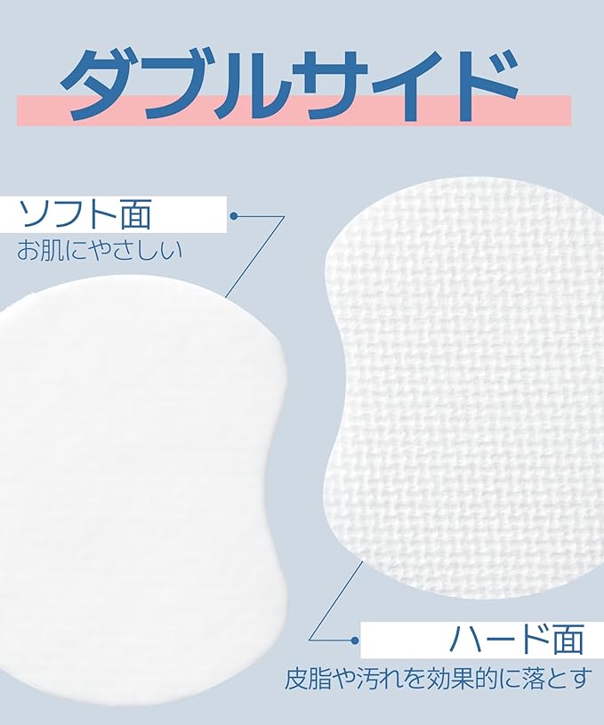 [CADORIAN] Double Sided Cotton Puff (70 Sheets) - Cotton Wiping Off Double-Sided Big Size Dry Pads - Lint Free - Exfoliating Care - Multi Big Pads - Cotton Wiping - For Cotton Pack - Korean Cosmetics - NewNest Australia