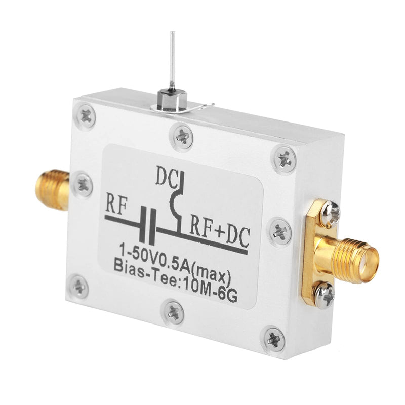 for Optical Fiber Communication Broadband 1 Pcs 10Mhz 6Ghz Bias Tee 10Mhz 6Ghz Broadband Radio Frequency Microwave Coaxial Bias Blog Rtlsdr Quad Sdr